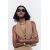 Zara Короткий жилет с отложным воротником, Цвет: Коричневый, Размер: XS, изображение 5