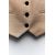 Zara Короткий жилет с отложным воротником, Цвет: Коричневый, Размер: XS, изображение 8