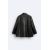Zara Эффектно старением кожаный блейзер , Цвет: Коричневый, Размер: L (US L), изображение 8