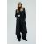 Zara Широкие брюки с высокой талией и эластичным поясом, Цвет: Черный, Размер: XS