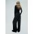 Zara Широкие брюки с высокой талией и эластичным поясом, Цвет: Черный, Размер: XS, изображение 4