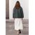 Zara Стеганая куртка с высоким воротником и длинными рукавами. имеет боковые карманы и застегивается на пуговицы спереди. коллекция zw collection crossover quilted jacket , Цвет: Синий, Размер: S, изображение 3