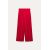 Zara Высокая посадка мужские брюки с отложными петлями для ремня. боковые карманы, задние накладные карманы и передние вытачки. передняя молния, внутренняя пуговица и металлическая застежка на крючке. , Цвет: Красный, Размер: XS, изображение 5