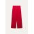Zara Высокая посадка мужские брюки с отложными петлями для ремня. боковые карманы, задние накладные карманы и передние вытачки. передняя молния, внутренняя пуговица и металлическая застежка на крючке. , Цвет: Красный, Размер: XS, изображение 6