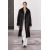 Zara Пальто в стиле байкера из коллекции zw collection double-faced long biker coat , Цвет: Черный, Размер: XS-S, изображение 2