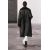 Zara Пальто в стиле байкера из коллекции zw collection double-faced long biker coat , Цвет: Черный, Размер: XS-S, изображение 4