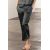 Zara Штаны из тяжелого атласа коллекции zw collection , Цвет: Серый, Размер: XS, изображение 2