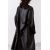 Zara Длинное кожаное пальто из коллекции zara woman collection, изображение 6