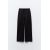 Zara  : чистые интерлоковые прямые брюки из плюша , Цвет: Черный, Размер: M, изображение 6