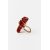 Zara Кольцо с эффектом коралла , Цвет: Красный, Размер: M, изображение 6