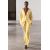 Zara Напечатанные атласные пижамные брюки , Цвет: Жёлтый, Размер: XS