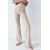 Zara Штаны с высокой талией из мягкой ткани с рельефными фактурами, Цвет: Бежевый, Размер: L, изображение 2
