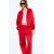 Zara Бархатные брюки с боковыми полосами , Цвет: Красный, Размер: XS, изображение 3