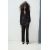 Zara Полосатые жаккардовые брюки , Цвет: Черный, Размер: XS