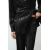 Zara Полосатые жаккардовые брюки , Цвет: Черный, Размер: XS, изображение 3