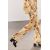 Zara Широкие брюки из 100% шелка с принтом zw collection , Цвет: С принтом, Размер: XL, изображение 7