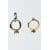 Zara Серьги-кольца с блестками rhinestone ring , изображение 5