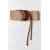 Zara Ремешок-обманка stretch sash belt , Цвет: Коричневый, Размер: 85, изображение 7