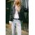 Zara Кожаный пояс с отстрочкой, Цвет: Черный, Размер: 80, изображение 5