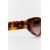 Zara Оправа солнцезащитных очков в форме прямоугольника из ацетата с эффектом черепаховой панцири, изображение 4