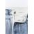 Zara   - джинсы trf mid-rise loose foil , Цвет: Синий, Размер: 32, изображение 10