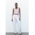Zara Широкие джинсы полной длины средней посадки trf , Цвет: Белый, Размер: 46