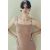 Zara Короткое платье-корректор из волокон полиамида, Цвет: Розовый, Размер: XXL, изображение 2