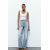 Zara Джинсы средней посадки с широкими штанинами полной длины и пятью карманами, Цвет: Синий, Размер: 32