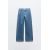 Zara Высокие джинсы с высокой талией и передними карманами, а также задними накладными карманами, Цвет: Синий, Размер: 34, изображение 5