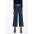 Zara   z1975 широкие укороченные джинсы с высокой посадкой и поясом , Цвет: Синий, Размер: 32, изображение 2