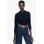 Zara   z1975 широкие укороченные джинсы с высокой посадкой и поясом , Цвет: Синий, Размер: 32, изображение 3