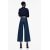 Zara   z1975 широкие укороченные джинсы с высокой посадкой и поясом , Цвет: Синий, Размер: 32, изображение 5