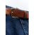 Zara   z1975 широкие укороченные джинсы с высокой посадкой и поясом , Цвет: Синий, Размер: 32, изображение 8
