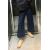 Zara Джинсы с высокой талией и широкими укороченными штанинами z1975 , Цвет: Синий, Размер: 38, изображение 2