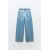 Zara Широкие джинсы с высокой талией и поясом из ткани z1975 , Цвет: Синий, Размер: 32, изображение 8