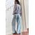 Zara Сохраняй  джинс z1975 с широкими брюками высокой посадки , Цвет: Синий, Размер: 32, изображение 4