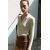 Zara Тонкий кардиган с мелким ребристым узором , Цвет: Жёлтый, Размер: S, изображение 2