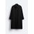 Zara Длинное хлопковое тренчкот , Цвет: Черный, Размер: S (US S), изображение 8