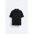 Zara Текстурированная поло-рубашка , Цвет: Черный, Размер: XXL (US XXL), изображение 7