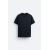 Zara Базовая футболка с облегающим кроем , Цвет: Синий, Размер: M (US M), изображение 7