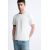 Zara Узкая футболка с коротким рукавом и круглым вырезом, Цвет: Белый, Размер: XL (US XL), изображение 5