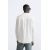 Zara Рубашка из смесового льна и хлопка с разрезом, Цвет: Белый, Размер: L (US L), изображение 3