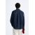 Zara Рубашка из смеси льна и хлопка , Цвет: Синий, Размер: XXL (US XXL), изображение 3