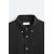 Zara Рубашка из хлопка и льна , Цвет: Черный, Размер: S (US S), изображение 8