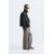 Zara Укороченное тренч-пальто с широким воротником, длинными рукавами, Цвет: Синий, Размер: M (US M), изображение 4