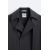 Zara Укороченное тренч-пальто с широким воротником, длинными рукавами, Цвет: Синий, Размер: M (US M), изображение 10