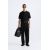 Zara Оверсайз бокси-фит футболка, Цвет: Черный, Размер: XXL (US XXL)
