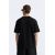 Zara Оверсайз бокси-фит футболка, Цвет: Черный, Размер: XXL (US XXL), изображение 3
