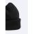 Zara Вязаная шапка из пряжи с ребристой текстурой, Цвет: Черный, Размер: M, изображение 2