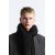 Zara Рифленый вязаный шарф , Цвет: Черный, Размер: M, изображение 2